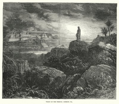 Vision du temple, Ézéchiel XL - English School