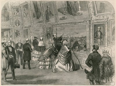 Visite de Sa Majesté, du Prince Albert et de la Reine du Portugal à la Royal Academy - English School