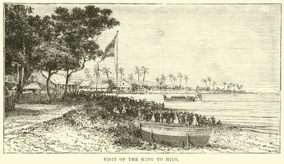 Visite du roi à Hilo - English School