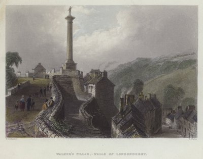 Pilier de Walker, Murs de Londonderry, Irlande - English School