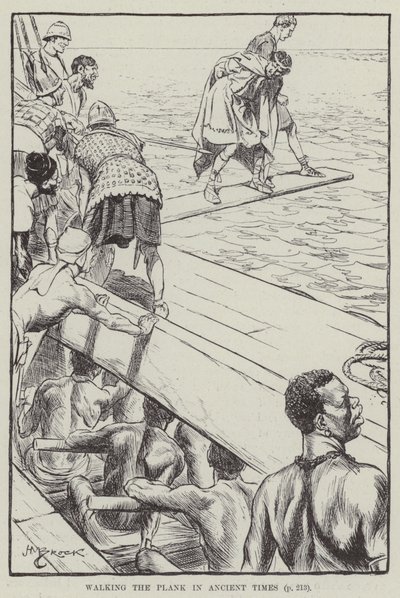 Marcher sur la planche dans les temps anciens - English School