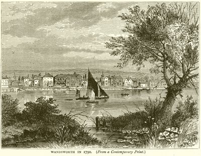 Wandsworth en 1790 - English School