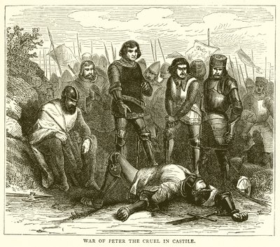 Guerre de Pierre le Cruel en Castille - English School