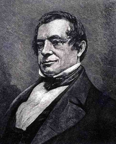 Washington Irving (1783-1859) (gravure) - English School