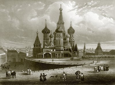 Wassili Blagennoi, ou la cathédrale de Saint-Basile, Moscou - English School