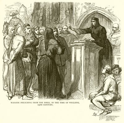 Prédication en bord de route de la Bible, à l