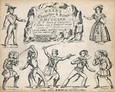 Personnages et Scènes de Webb dans le Contrebandier - English School