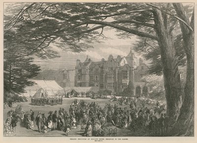 Festivités de mariage à Holland House - petit-déjeuner dans le jardin - English School