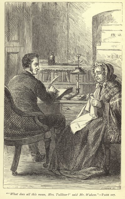 Que signifie tout cela, Mme Tulliver? dit M. Wakem - English School