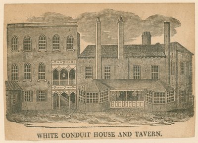 White Conduit House et Tavern, Pentonville, Londres - English School