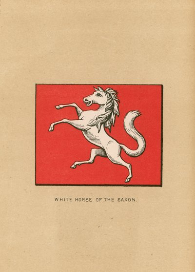 Cheval blanc des Saxons - English School
