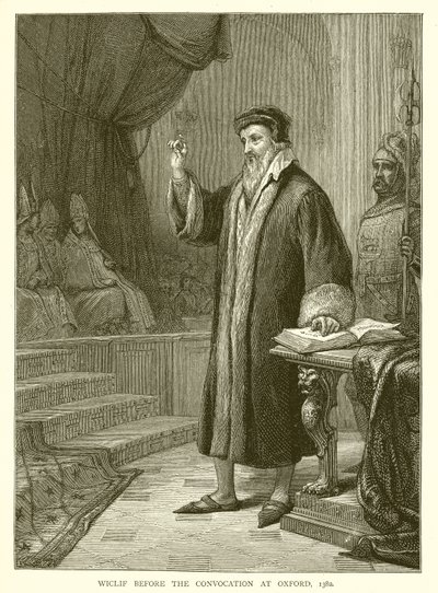 Wyclif devant la convocation à Oxford, 1382 - English School
