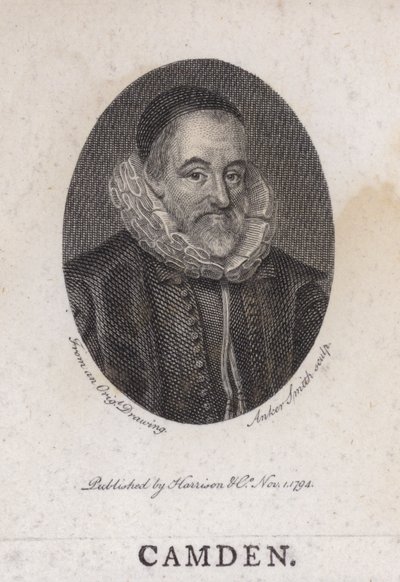 William Camden, antiquaire, historien et géographe anglais - English School