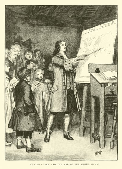 William Carey et la carte du monde - English School