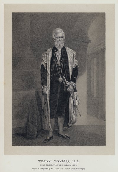 William Chambers, LLD, Lord Provost d