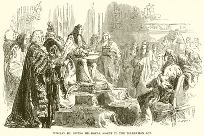 Guillaume III donnant son assentiment royal à l