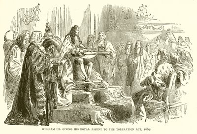 Guillaume III donnant son Assentiment Royal à l