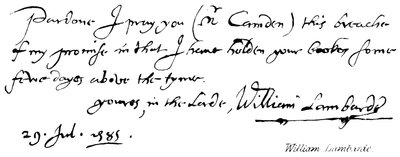 William Lambarde - English School