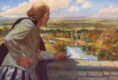 William Shakespeare regardant l