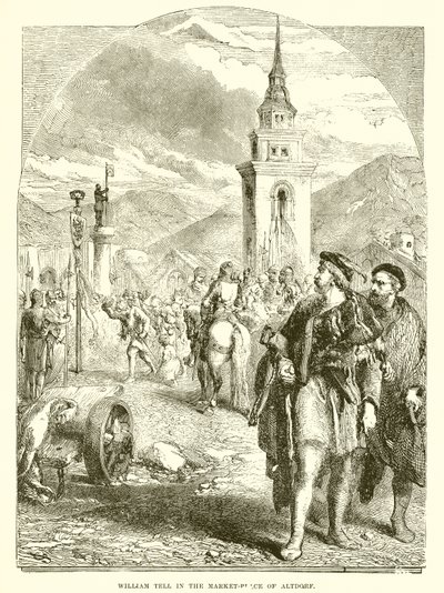 Guillaume Tell sur la place du marché d