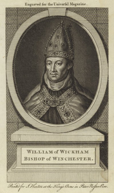 William de Wickham, évêque de Winchester - English School