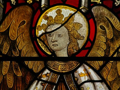 Fenêtre Na représentant Saint Michel - English School