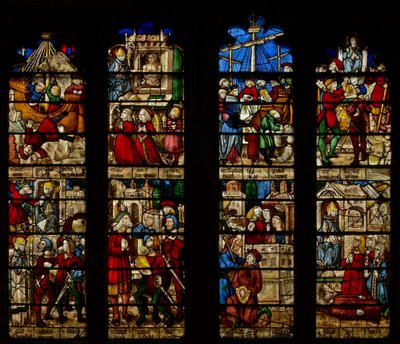 Fenêtre SaEw représentant Saint Nicolas - English School