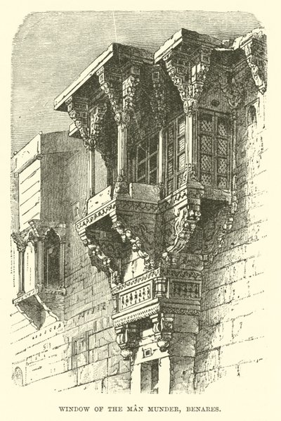 Fenêtre du Man Munder, Bénarès - English School