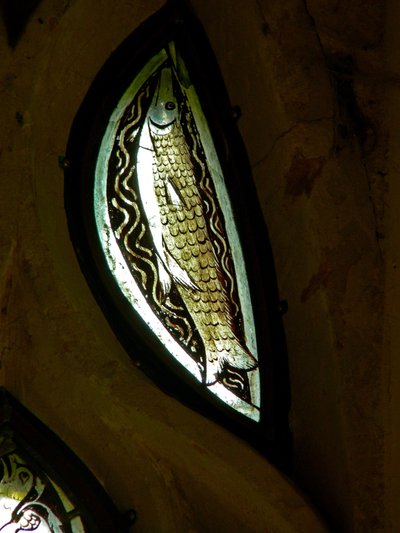 Fenêtre s4 représentant un poisson - English School
