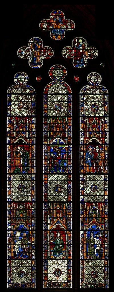 Fenêtre w40 représentant Saint Pierre et la fenêtre des pèlerins - English School