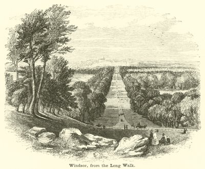 Windsor, depuis le Long Walk - English School