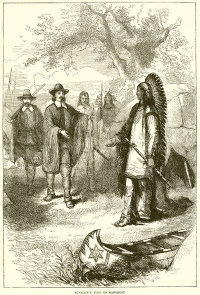 Visite de Winslow à Massasoit - English School