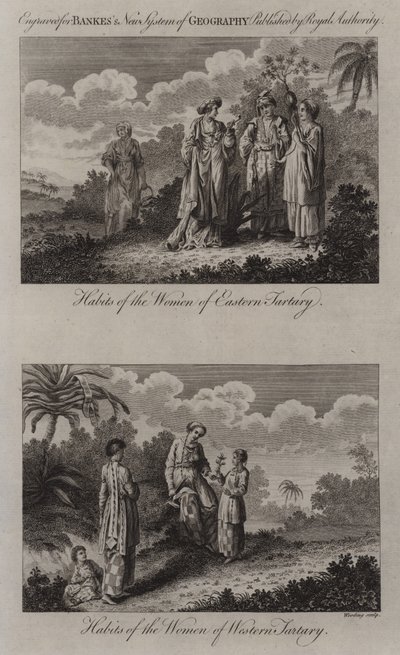 Costumes féminins de Tartarie - English School