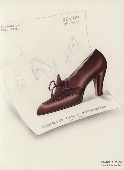 Publicité pour chaussures pour femmes, années 1930 - English School