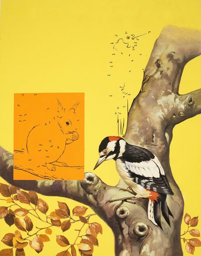 Page de puzzle de pic-vert - English School