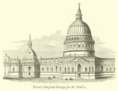 Conception originale de Wren pour Saint-Paul - English School