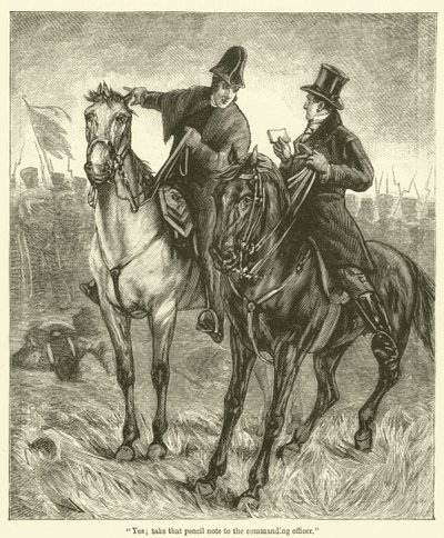 "Oui; apportez cette note au commandant" - English School