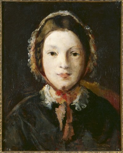 Jeune femme avec un bonnet - English School