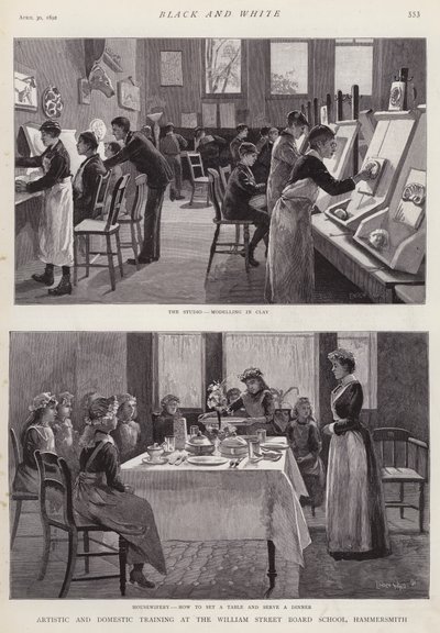 Formation artistique et domestique à l