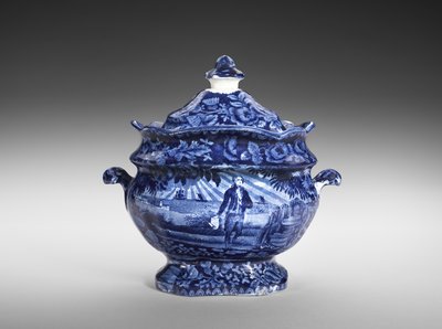 Sucrier, vers 1818-46 - Enoch Wood and Sons