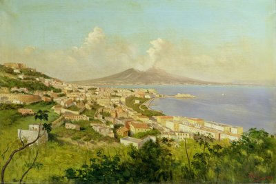 Vue de la baie de Naples - Enrico Pistilli