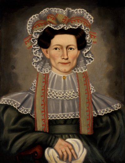 Dame de la maison du Squire Williams - Erastus Salisbury Field