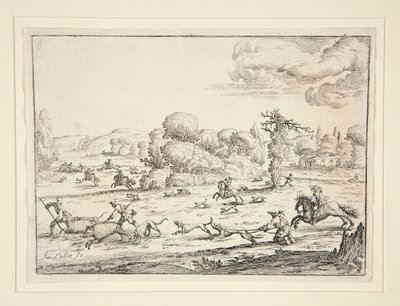 Scène de chasse : Près de la mise à mort (d