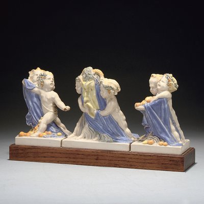 Groupe de figurines en trois parties sur socle - Eric Bradbury