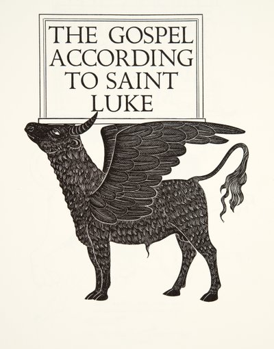Le Veau Noir de Saint Luc - Eric Gill