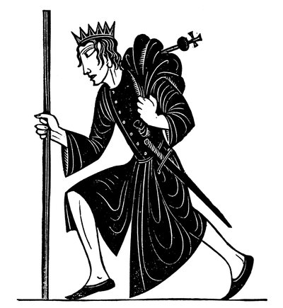 Illustration pour le Roi Henry IV, Première Partie, par William Shakespeare (lithographie) - Eric Gill