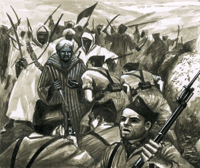 Le général Franco combat les rebelles du Riff au Maroc - Eric Parker