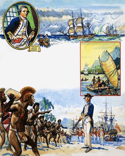 Scrapbook of the British Sailor : Voyages de découverte - Eric Parker