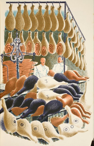Jambons, illustration de 