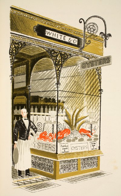 Bar à huîtres, illustration de 